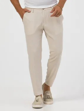 AKITA CASUAL PANTS IN BEIGE