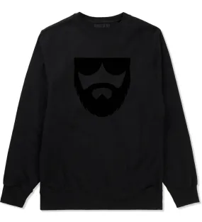 Beard With Glasses Crewneck Sweatshirt