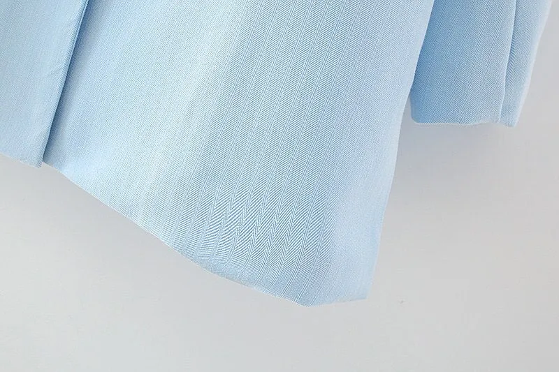 CYAN DOUBLE BREASTED BLAZER
