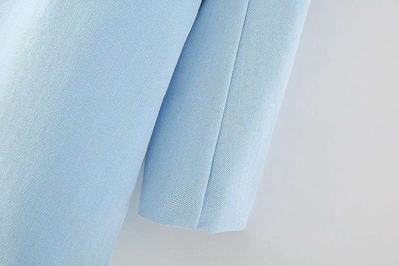 CYAN DOUBLE BREASTED BLAZER