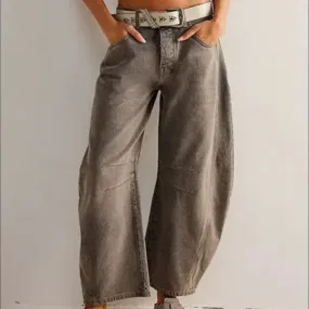Everly | Dames Broek met wijde pijpen | Baggy