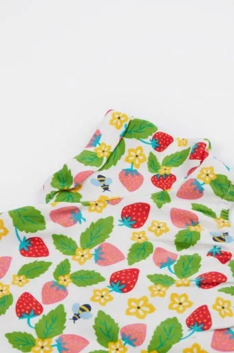 Frugi Wendy Summer Outfit - Strawberry Field/Stripe