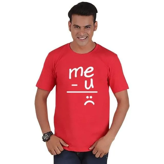 Funny couple shirts Me   You = Love
