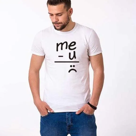 Funny couple shirts Me   You = Love
