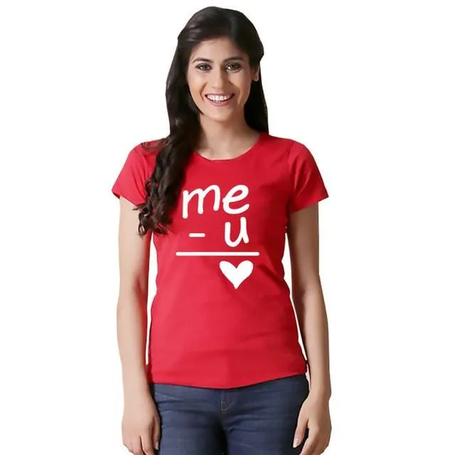 Funny couple shirts Me   You = Love