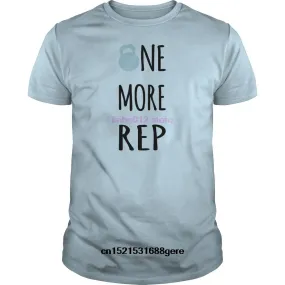 funny t shirt One More Rep Kettlebell WOD Tanks tshirt men tee