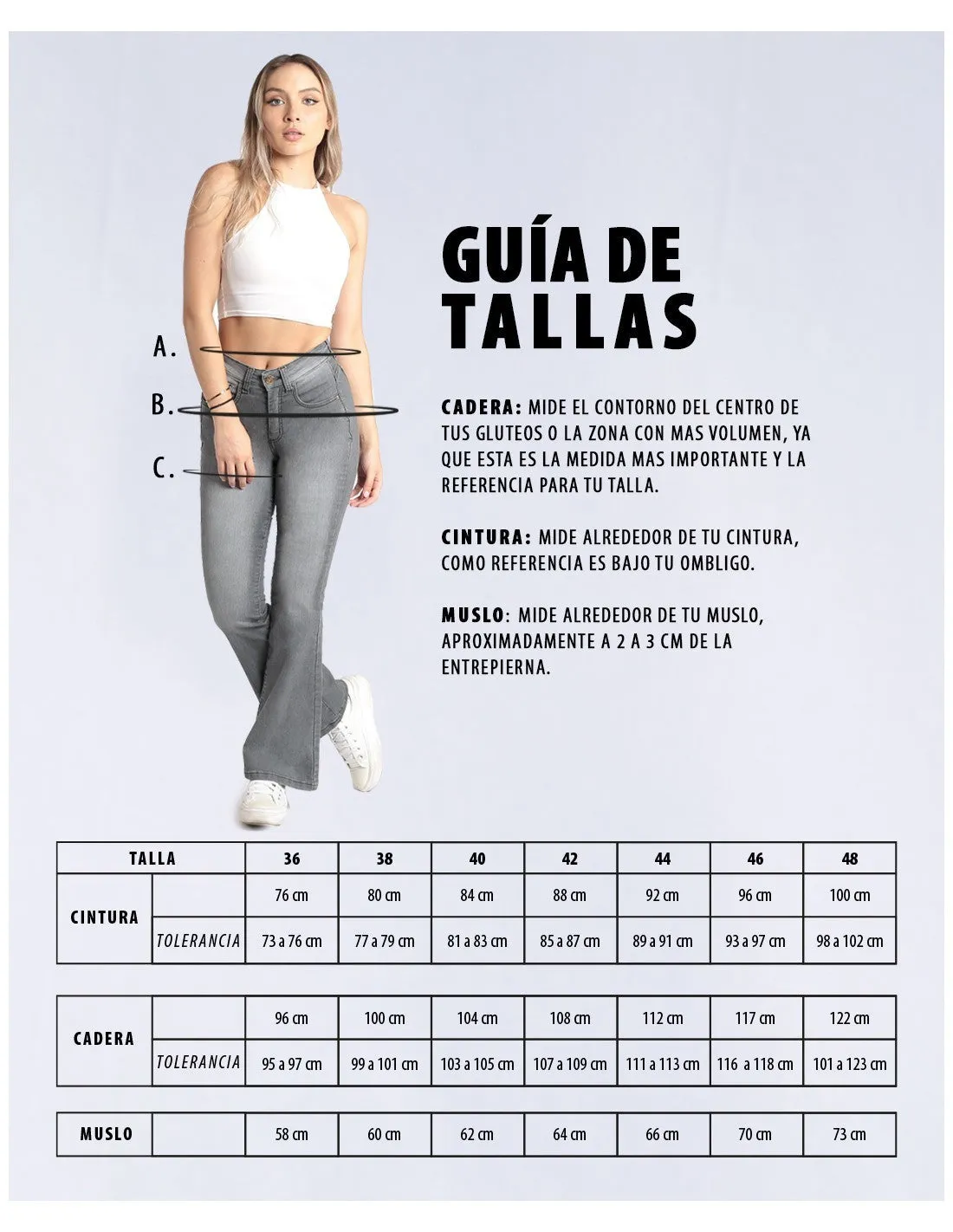 Jeans Mujer Millie Flare 3692