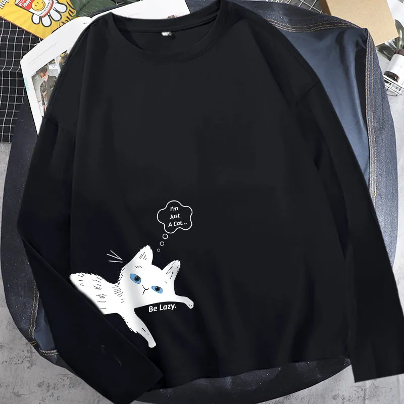 Kawaii Lazy Cat Sweatshirt