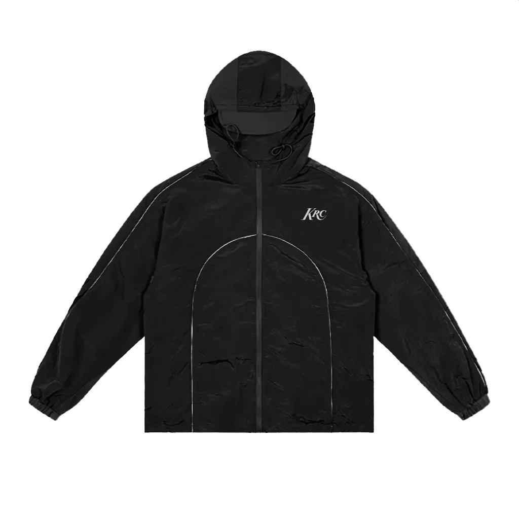 KRC RIPSTOP TRACK JACKET BLACK