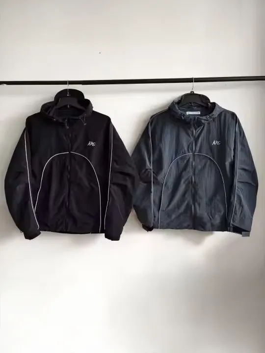 KRC RIPSTOP TRACK JACKET BLACK