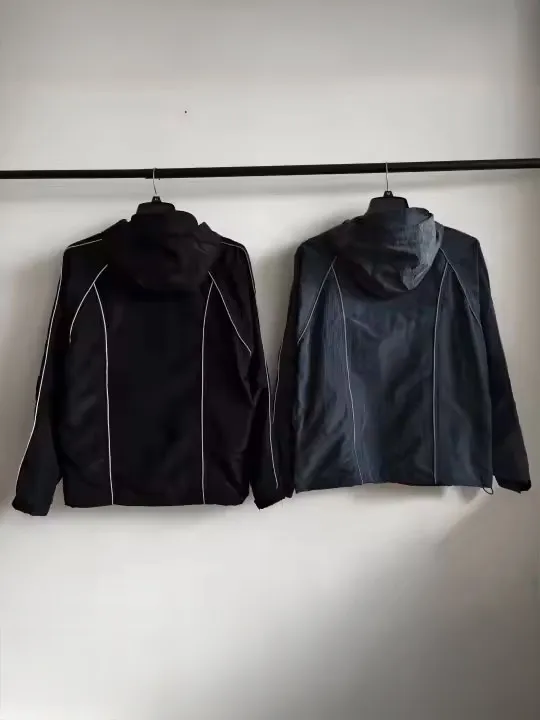 KRC RIPSTOP TRACK JACKET BLACK
