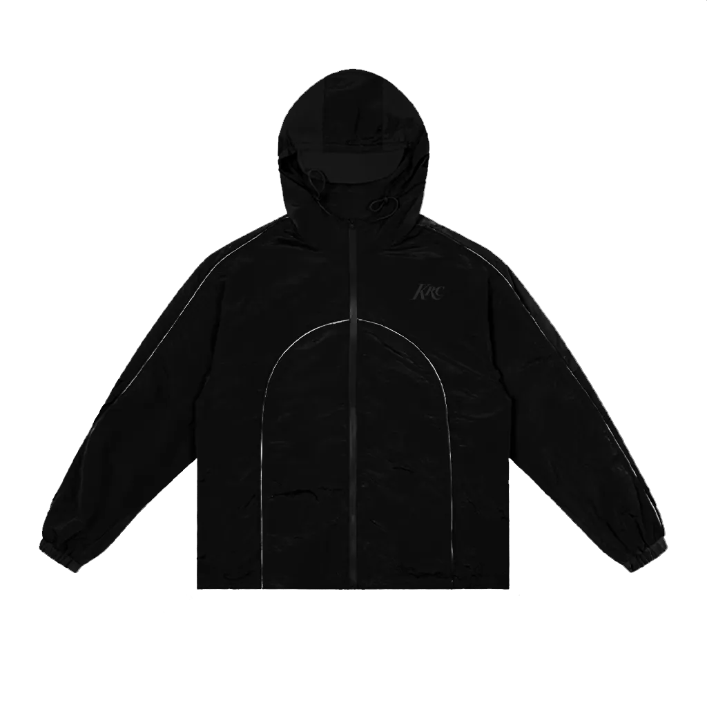 KRC RIPSTOP TRACK JACKET BLACK