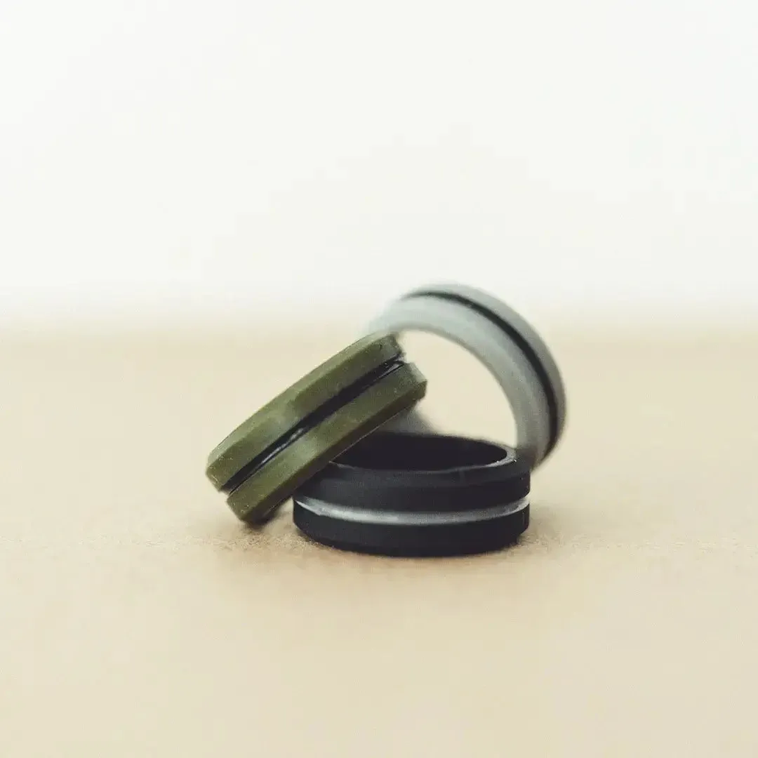 Men's TRAX - Set of 3 Silicone Rings