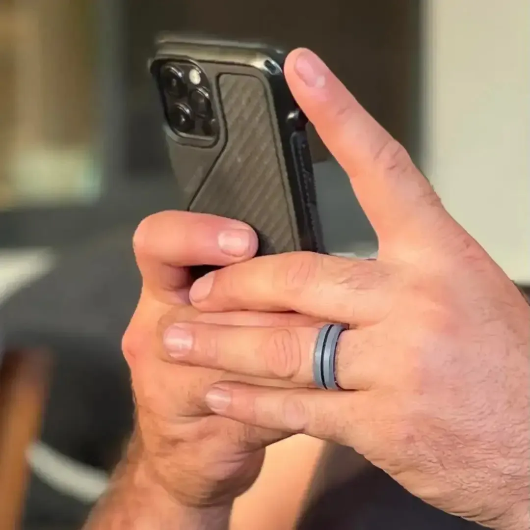 Men's TRAX - Set of 3 Silicone Rings