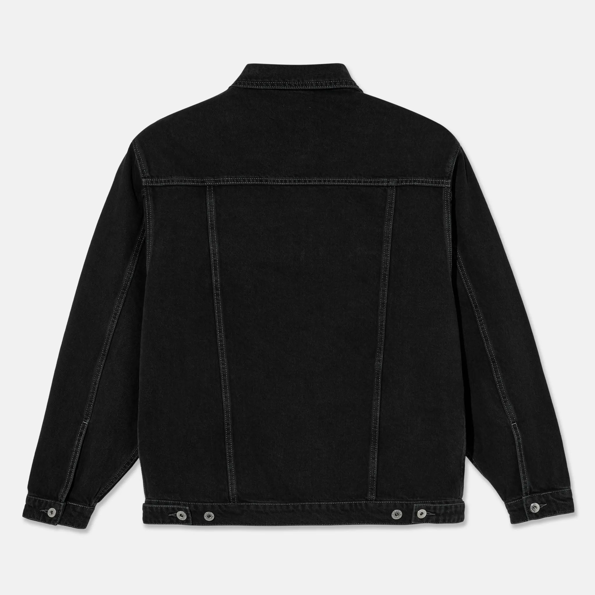 Polar Skate Co. - Patrik Denim Jacket - Silver Black
