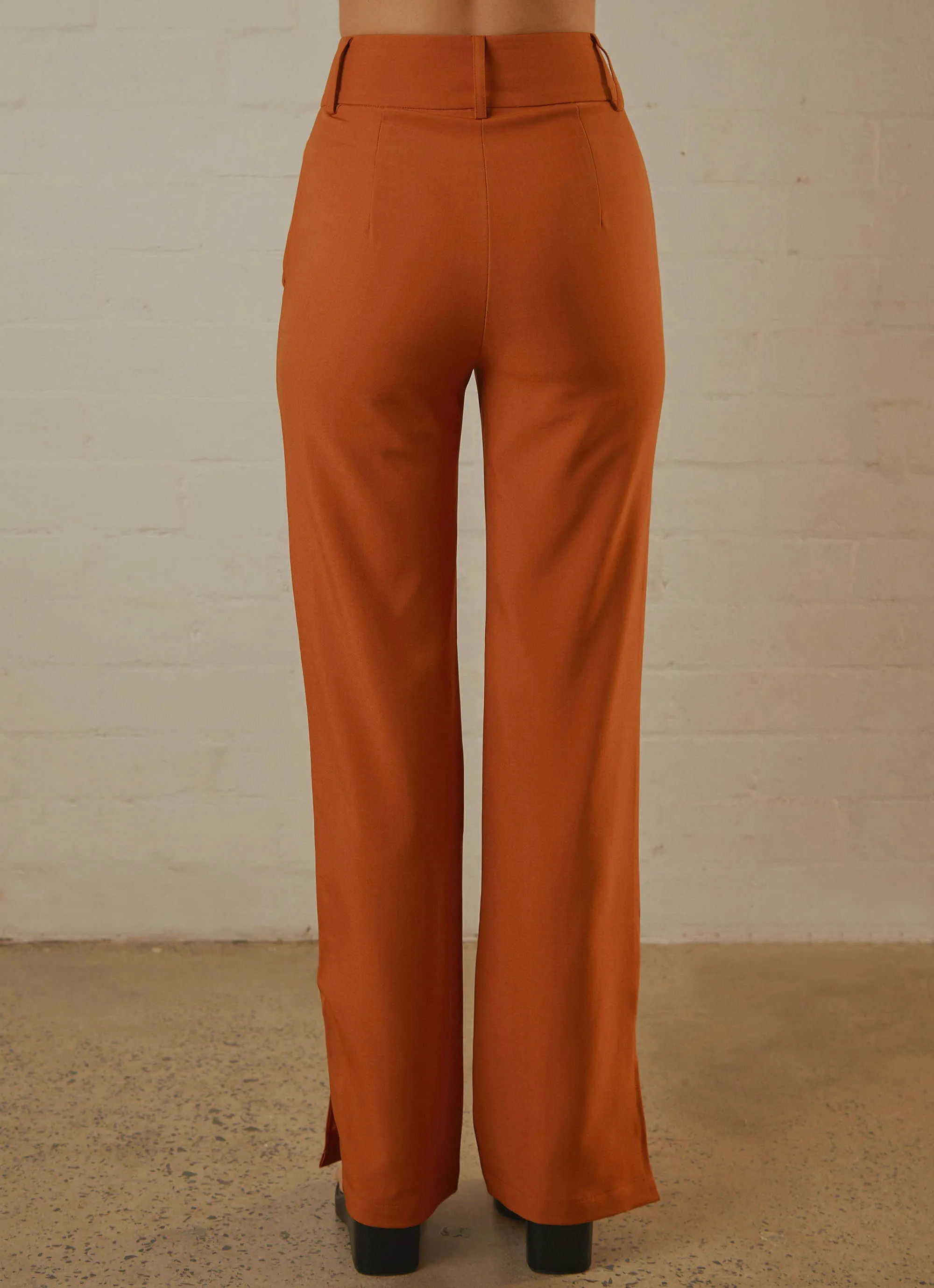 Tess Suit Pants - Terracotta