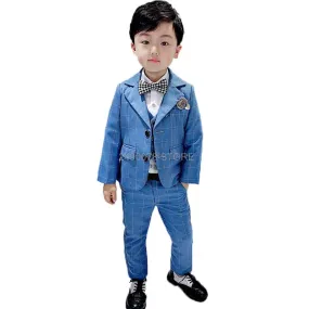 Top Quality Flower Boys Wedding Gentleman Formal Tuxedo Suit